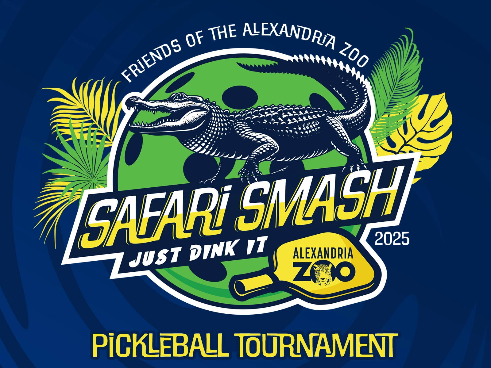 logo Safari Smash Pickleball Tournament
