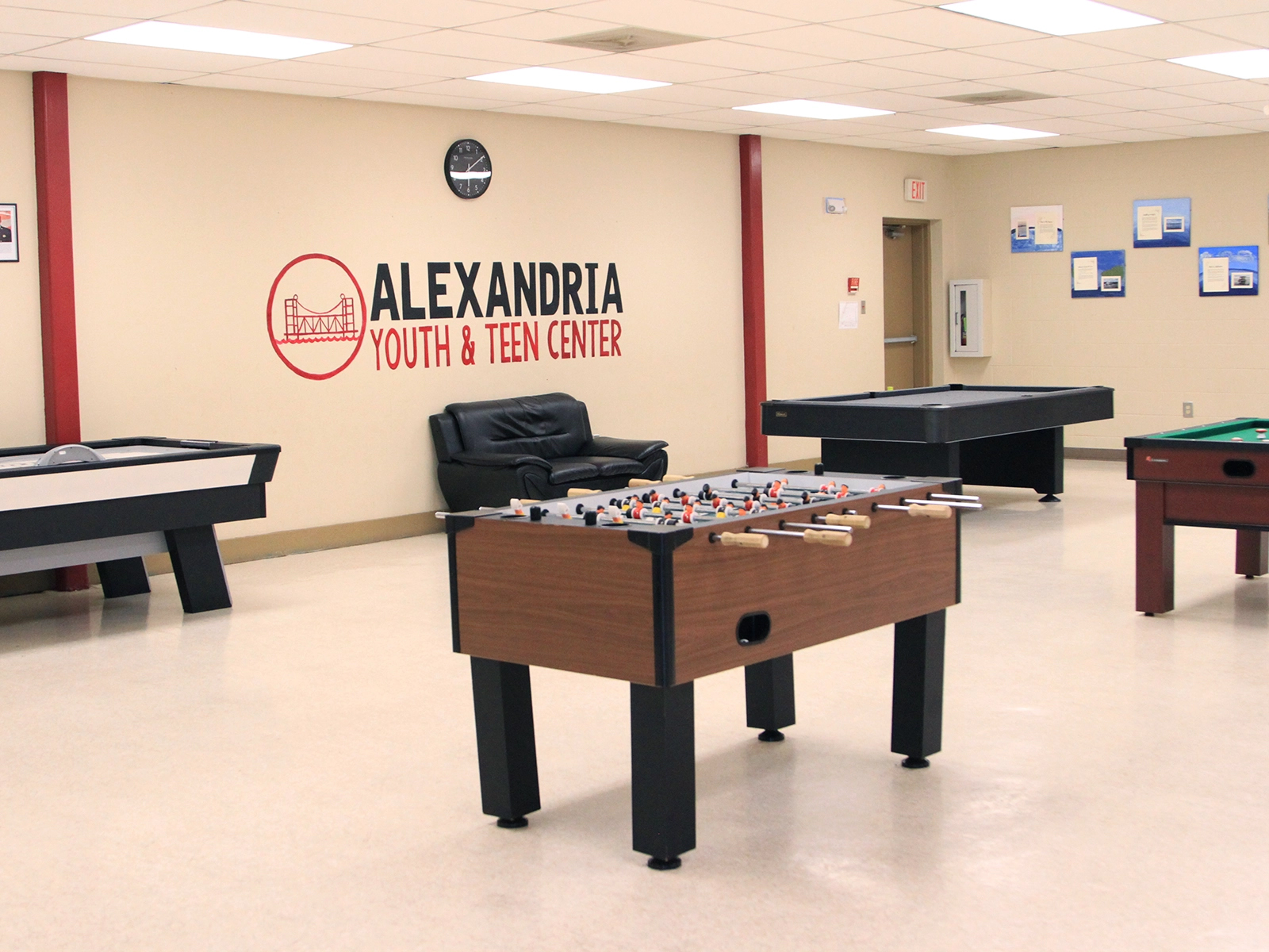 Alexandria Youth & Teen Center interior