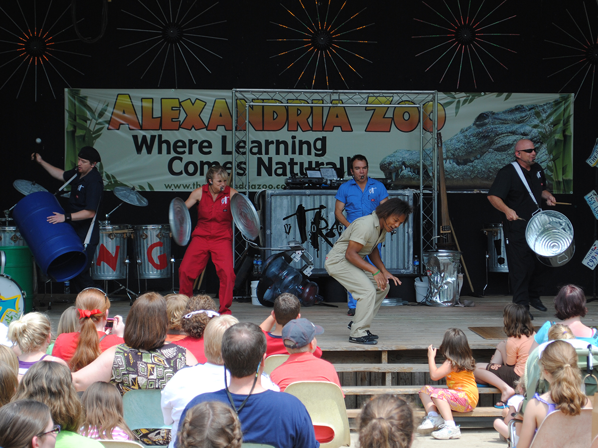Vocal Trash band at Alexandria Zoo