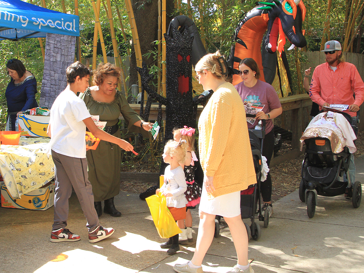 Zoo Boo treat station